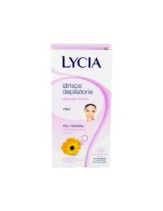 Lycia Strisce Depilatorie Viso Pelli Sensibili - 20pz - Spedizione gratuita consegnata in EUROPA e UK