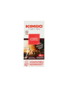 Kimbo Espresso Napoli Rijke Smaak Robuuste Italiaanse Stijl Koffiecapsules